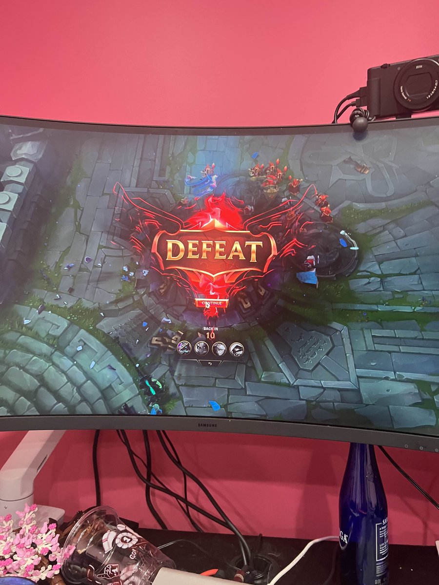 coached a bronze player yesterday

400 games still bronze

"unlucky matchups" 

"team always feeds" 

"jungle never ganks"

then i see their setup:

$3000 gaming chair. ultrawide monitor. RGB everything. anime figurines. fucking PLANTS on the desk. custom keycaps.

told them the
