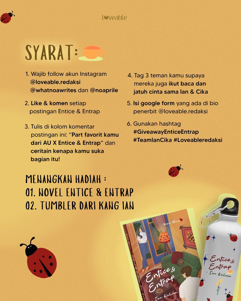 yang mau ian geratiiiiisssss cus ikutan! 😆♥️