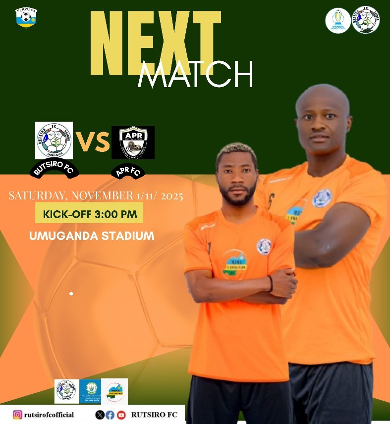 Hano Hari urundi rugamba rudutegereje kuri uyu wa gatandatu kuri stade Umuganda.

#Turi abadahigwa mu mihigo #