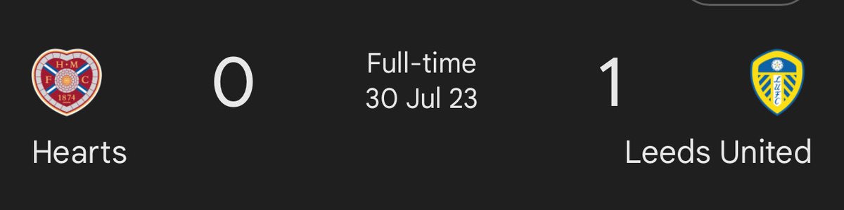 We beat this Hearts super team