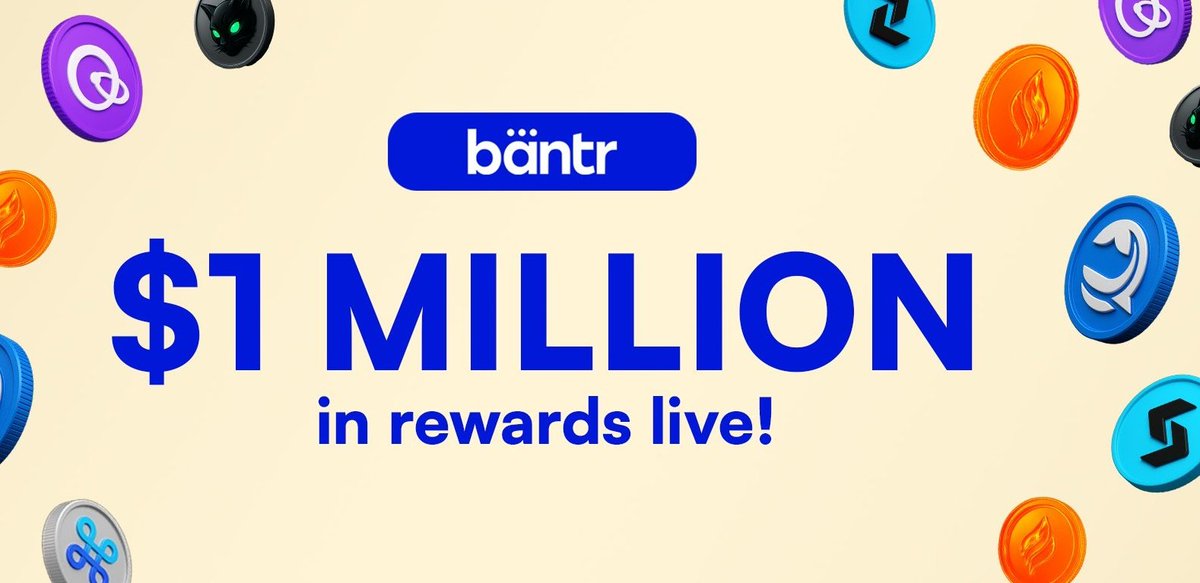 🚨 Big news from <a href="/Bantr_fun/">Bantr</a>!

🔥 $1 MILLION in rewards is now LIVE!
If you’ve been waiting to dive into the Bantr experience, this is your moment to earn, explore, and connect with the top Web3 communities.

Join the fun 👉 bantr.fun/?ic=38HKMYZ

#Bantr
