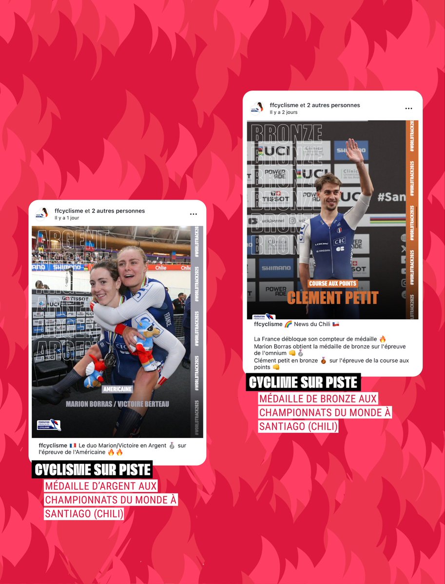 🏸 Médaille d’argent pour Cristo Popov aux internationaux de France

🚴‍♀️ Marion Borras associée à Victoire Berteau sont vice-championnes du monde de l’épreuve américaine