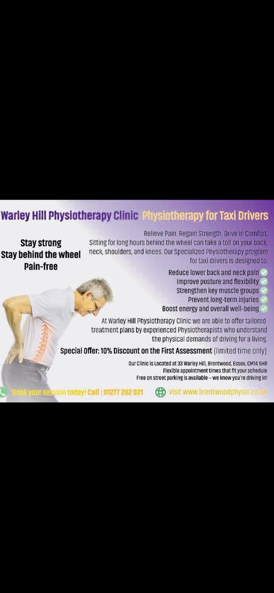 LTDAForum's tweet image. This clinic comes highly recommended, needed at some point by most cabbies 👍please retweet .