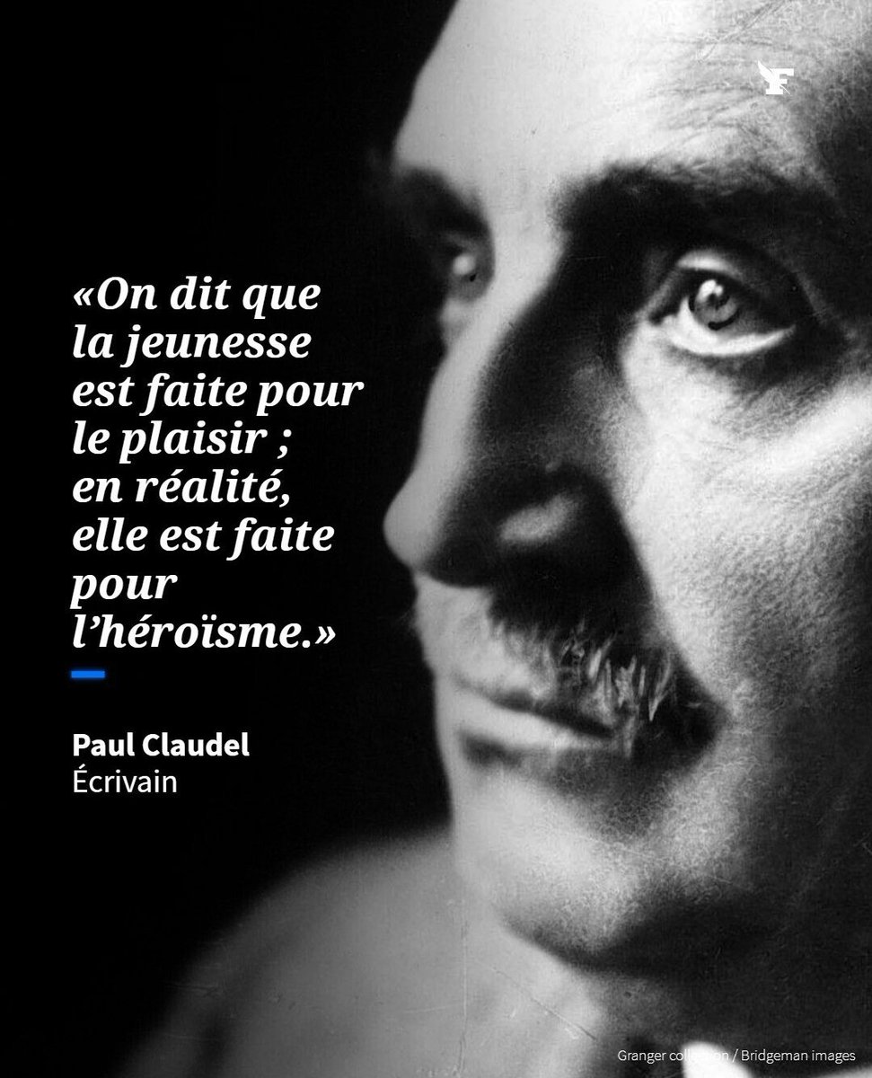LPjeunes's tweet image. Jeunesse, après Bernanos, Claudel te parle.