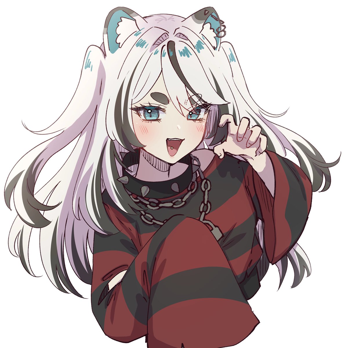 Since you’ll find out about it at Lucca Comics with the “Vspace” project, here’s my first chibi-VTuber 🖤
which I’ll start using on Twitch from December/Jan.
It’s not my final VTuber model (that one will take many months and a lot of money), but thanks to the first donations via