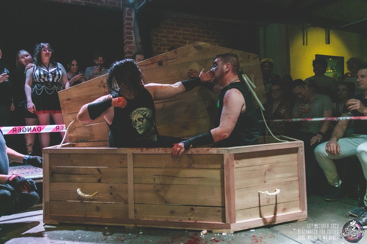 ⚰️ It's been a HOT MINUTE since we busted this bad boy out...

How about tomorrow morning we announce a 𝗖𝗢𝗙𝗙𝗜𝗡 𝗠𝗔𝗧𝗖𝗛 for Friday???

...I wonder how many people you could fit in there 🤔

🔽 𝗚𝗥𝗔𝗕 𝗧𝗜𝗖𝗞𝗘𝗧𝗦 𝗛𝗘𝗥𝗘 🔽
dwmr-halloween.eventbrite.com