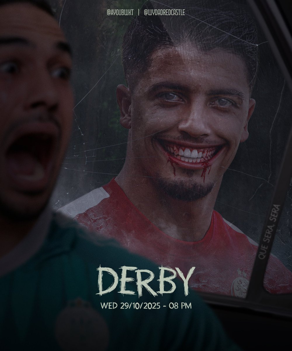 WydadRedCastle's tweet photo. We wait. We feel it coming… 
Que Sera, Sera. 😈🔴 https://t.co/ITZf2jdEhB