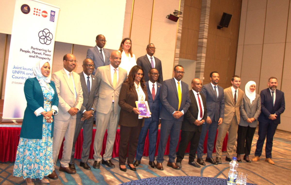 UNFPAEthiopia's tweet photo. A powerful step forward for Ethiopia’s sustainable future.
Today, @UNFPAEthiopia &amp; @UNDPEthiopia, together with the Ministry of Finance, launched their Country Programmes (2025–2030), aligned with national priorities &amp; the #SDGs.
Turning Vision into Action. https://t.co/FrygdHZ6HO