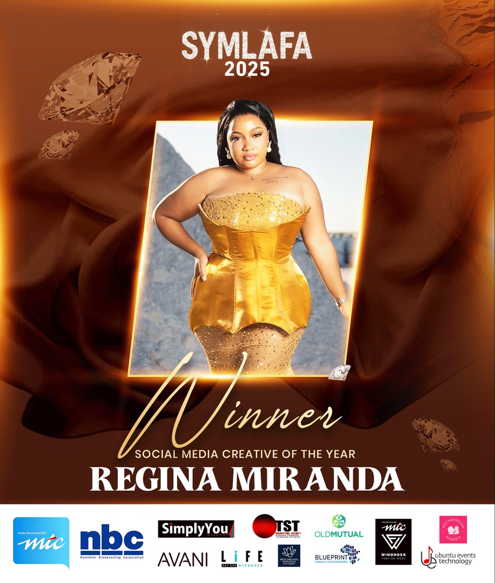 The stars of #SYMLAFA2025 🌟
Congratulations to this year’s winners your craft, passion, and purpose make Namibia proud! 💎

#WeCelebrateYou #NamibianExcellence
