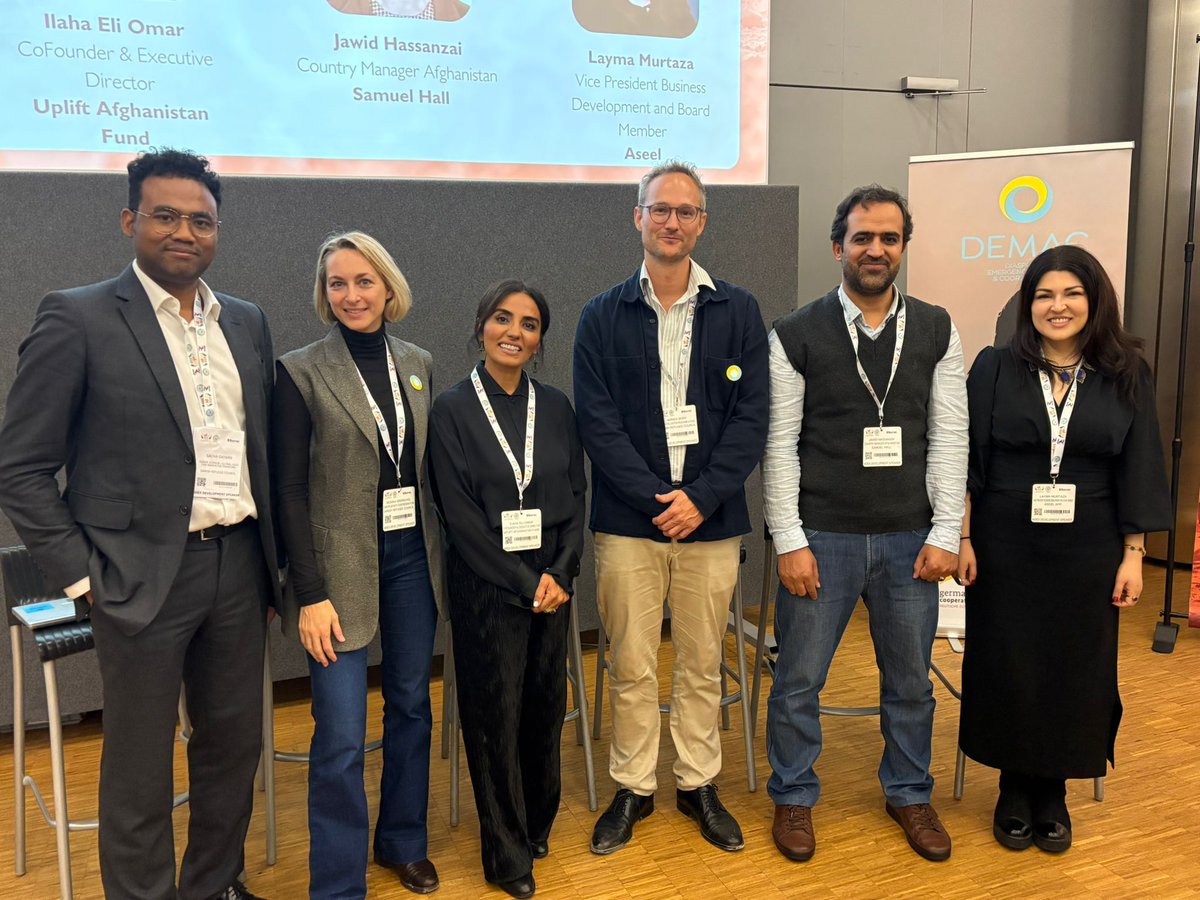 DemacProject's tweet image. Great week at #AidEx2025 in Geneva!
DEMAC joined 3K+ delegates from NGOs, UN agencies & donors to discuss #tech, #diaspora, & #innovation in humanitarian aid.
Thanks to @UNDP_AltFinLab, @Refugees, @ASEELApp, @HesabPay_, Uni of Geneva, & Samuel Hal for inspiring sessions!