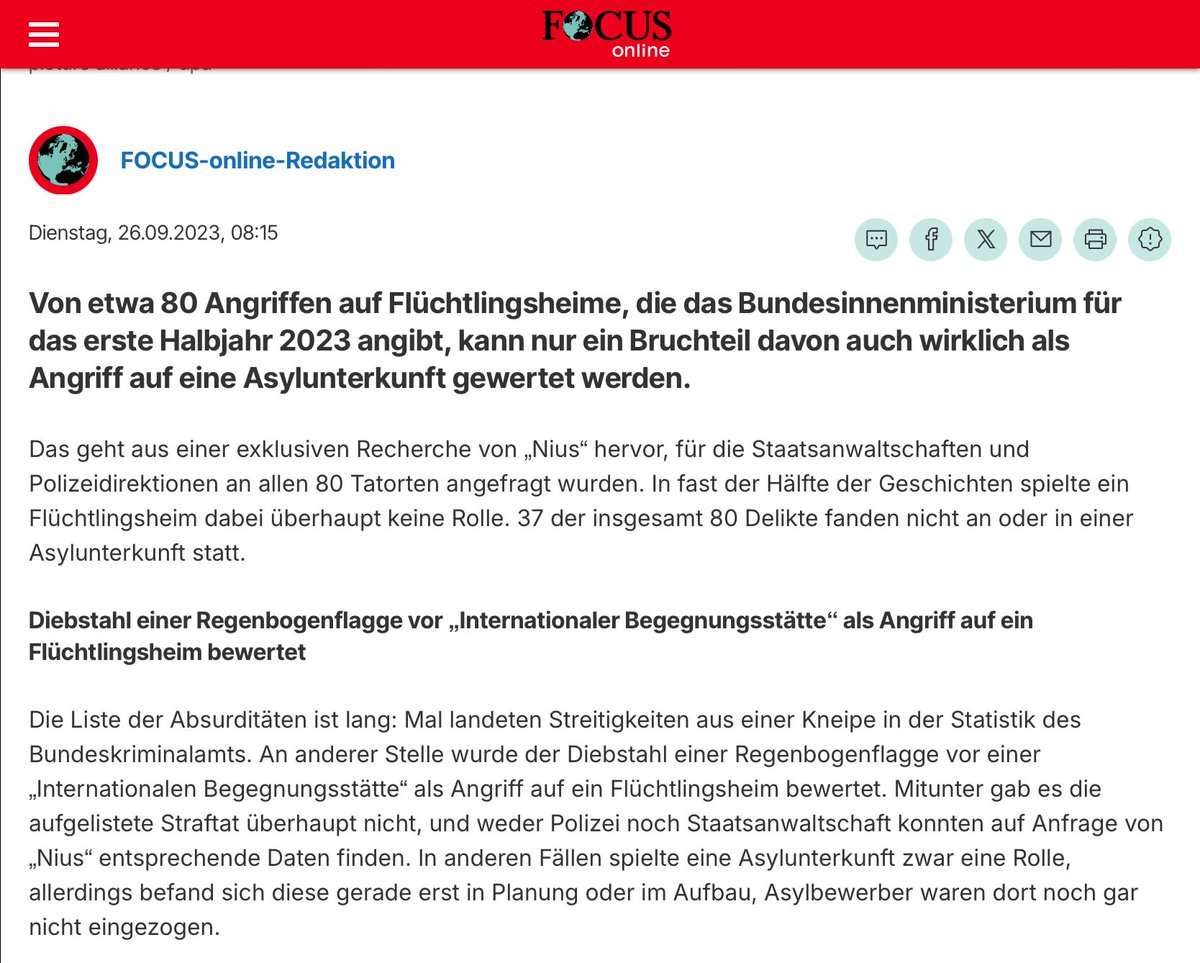 Ich habe einen Vorschlag
für Leute die sich für eine Hausdurchsuchung geradezu aufdrängen. Waren vielleicht sogar Beamte im Spiel? Bestimmt aber eine Mischpoke mit linker Gesinnung, die sich ein weiteres Mal als unzurechnungsfähig, ja kriminell erweist.