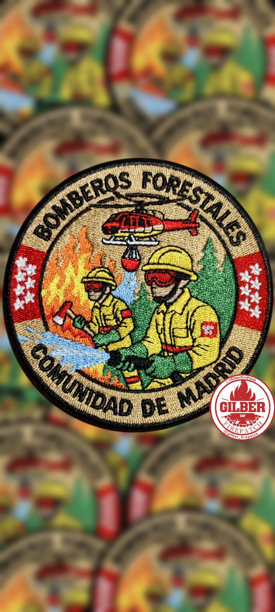 Nuevo parche bordado de <a href="/BBFFMadrid/">Bomberos Forestales Comunidad de Madrid</a>
#BomberosForestales