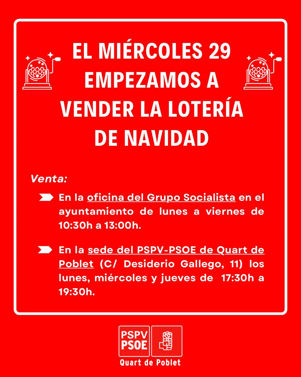 PSOE Quart de Poblet tweet media