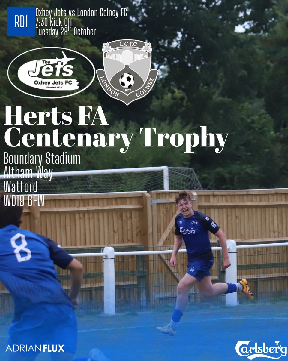 Under the Lights🤩

Tomorrow night we turn away from league action as we host <a href="/SpartanSMFL/">Spartan South Midlands</a> side <a href="/LCFC1907/">London Colney FC</a> in the first round of this seasons <a href="/HertfordshireFA/">Hertfordshire FA</a> centenary trophy.

19:30 Kick Off

See you all there✈️