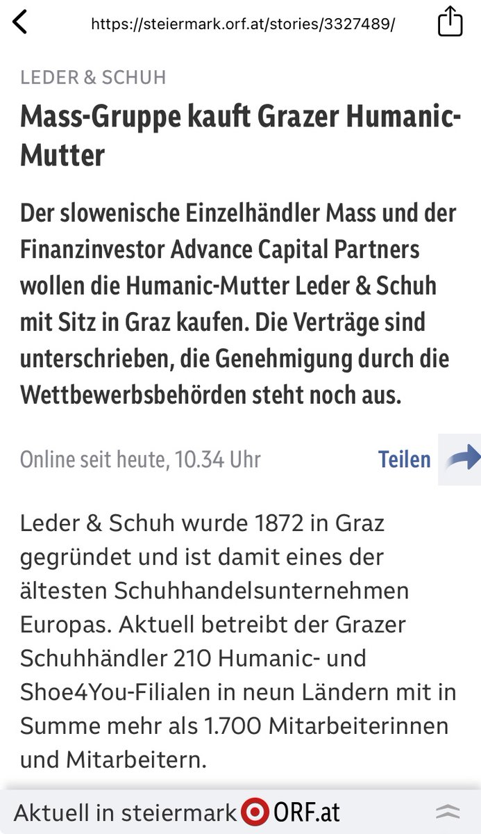 Hrvati kupujejo SLO firme, SLO pa avstrijske. Prva novica na orf.at.