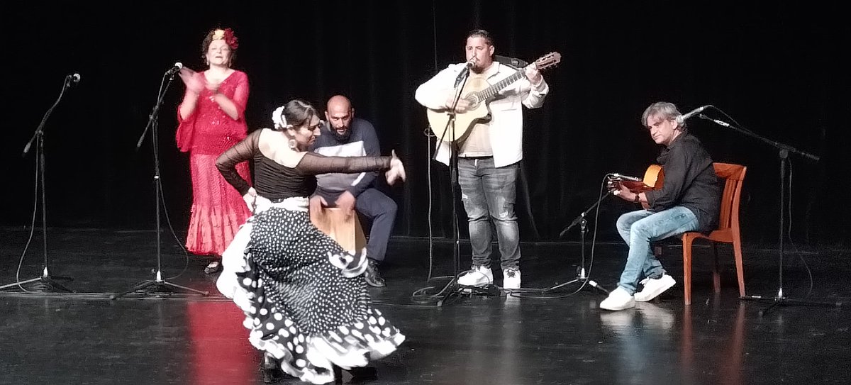 lloanci's tweet photo. Les 4èmes bilangues espagnol ont assisté les 16 et 17 octobre au festival Alba Flamenca sur les traditions musicales gitanes : film, spectacle, ateliers de danse et de pratique instrumentale étaient au programme. Financement de la Cité Éducative. https://t.co/zs80YAA5XS