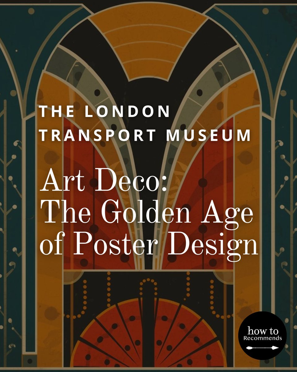howtoacademy's tweet image. From its origins in the early 20th c., Art Deco has inspired a golden age of design over the past 100 years. The @ltmuseum&apos;s new exhibition explores how Art Deco has shaped the extraordinary art that London commuters have encountered on their journeys over the past century.