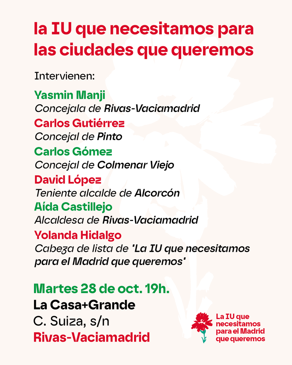 La IU que necesitamos Para el Madrid que queremos tweet media