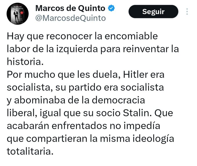 Se puede ser tonto, tontísimo o Marcos de Quinto.