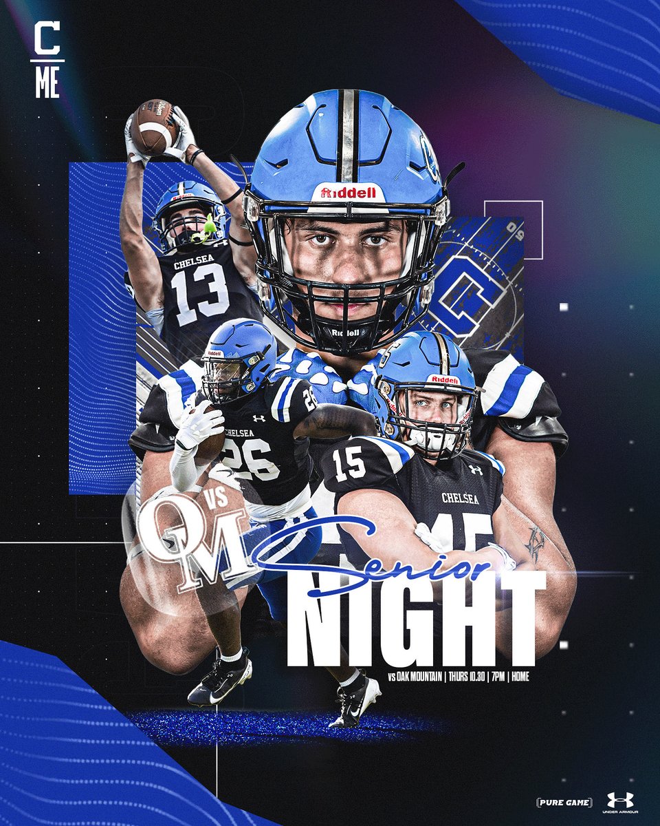 ChelseaHornets's tweet image. GAME 10 - Senior Night! 
Chelsea vs OM 
Thursday - 10/30 
#ChelseaOverMe #TrueBlue