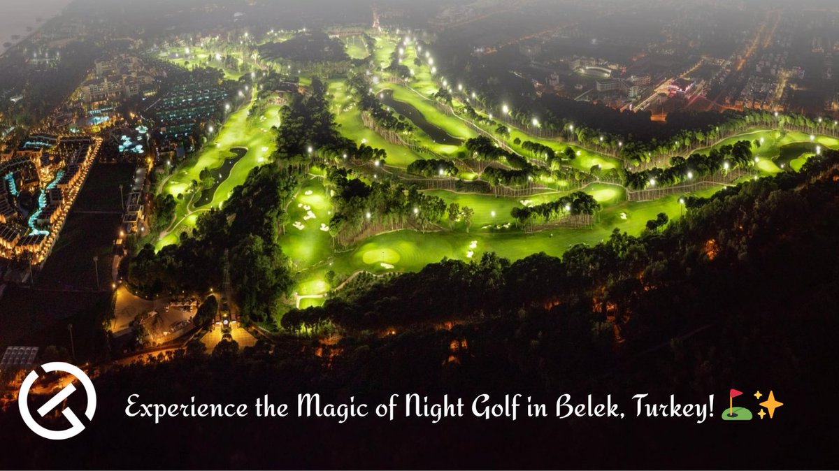 ⛳✨ When the sun sets, the fairways of Belek come alive under a canopy of lights. Night golf in Belek is perfect for golfers who crave something extraordinary.  

golfturkey.com/turkey/belek/n…

#GolfTurkey #BelekGolf #GolfTravel #LuxuryGolf #GolfUnderTheStars