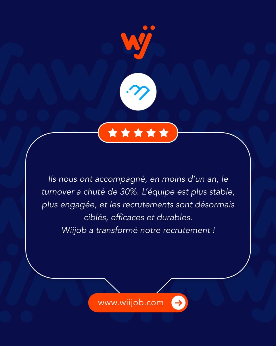 « Un vrai partenaire RH qui comprend nos enjeux et nous accompagne à chaque étape du recrutement. » – BETA ONE

💬 Et vous, quelle expérience avec un partenaire RH vous a marqué ? 

#wiijob #recrutement #rh #talentmanagement #rh2025 #satisfactionclient