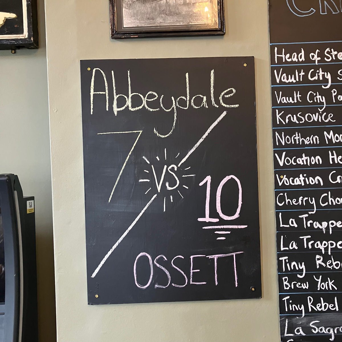 only one week to go!! 
Abbeydale 7 - Ossett 10