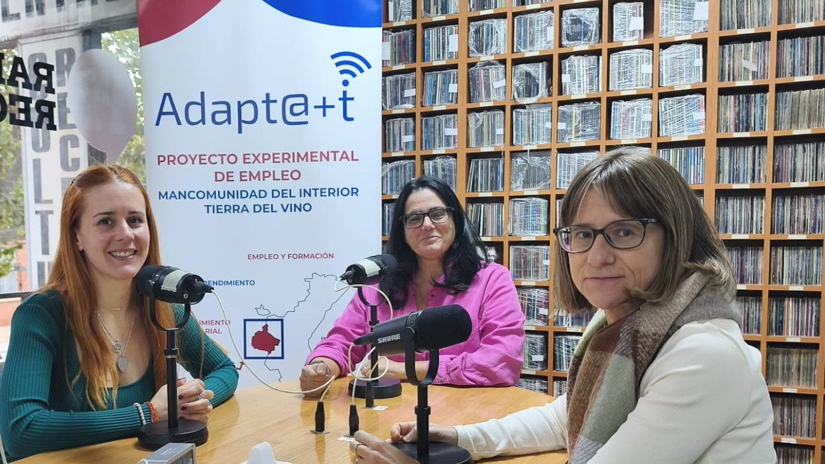 MITierradelVino's tweet image. 📻 El Programa de Empleo y Desarrollo Comarcal de la #MITV , Adapt@+t, llega a la radio 📢

🎙Inauguramos un espacio divulgativo en @RadioRequena, @ondarequena y @RadioUtiel para hablar de #empleo, #emprendimiento y desarrollo local en nuestros pueblos.