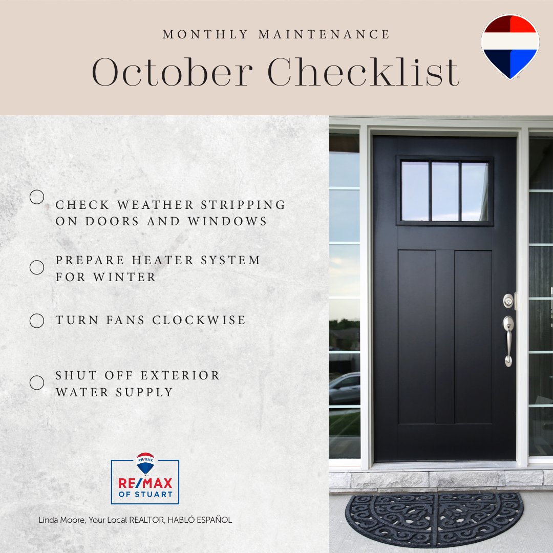 LindaGMoore4's tweet image. Here are some commonly overlooked home maintenance tips. What are other items on your list to do this month? #homeownertip #homemaintenance #homechecklist