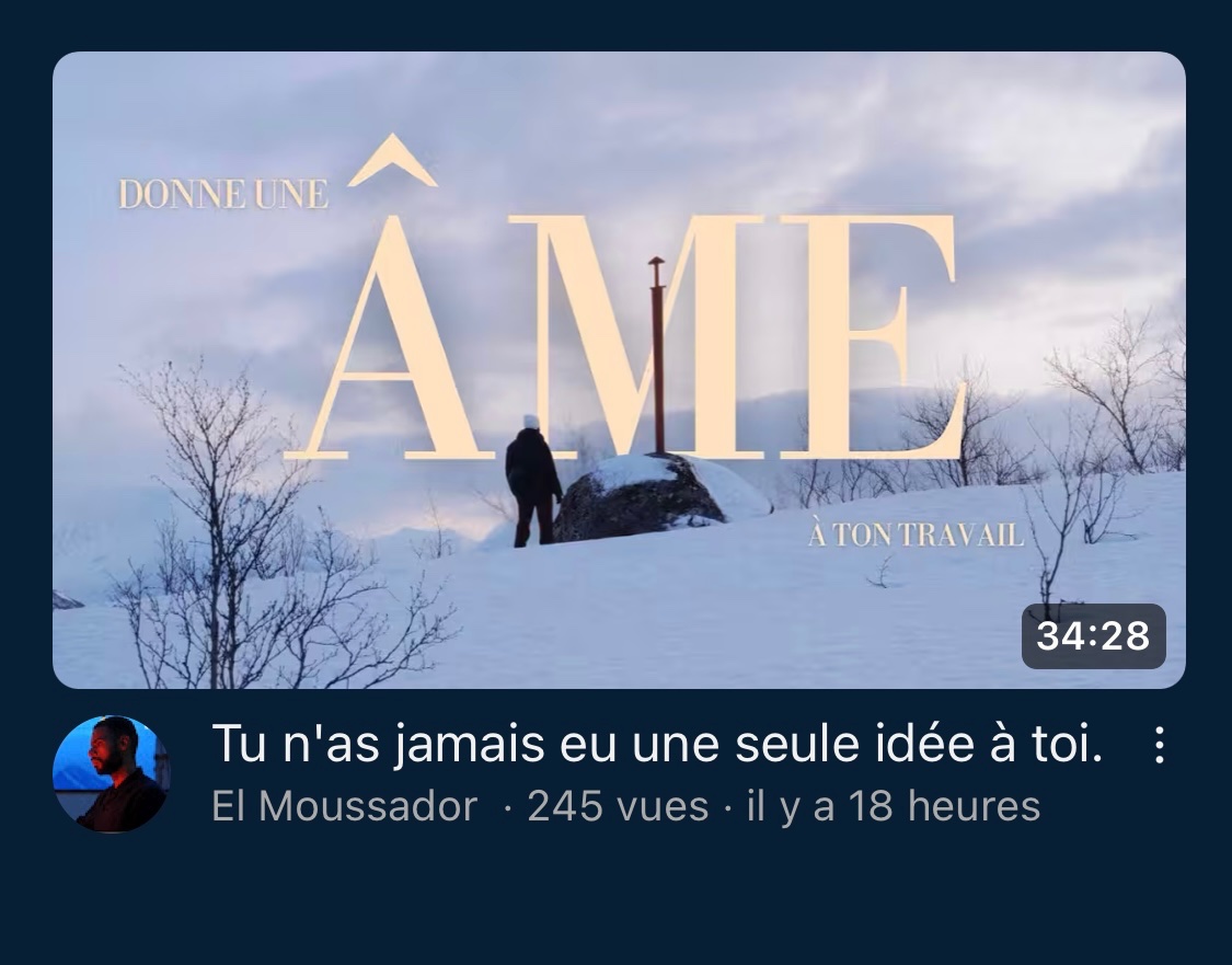 gaspardooo's tweet photo. La claque que je viens de prendre… 
Foncez voir cette vidéo, c’est l’une des meilleures que j’ai vue sur Youtube https://t.co/yPAB56VsDG