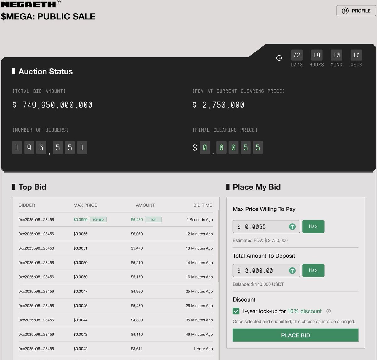 $MEGA 代币释放开始啦 🚀

现在可以领取奖励并查看详情：
👉 token.megaoneth.xyz

持币或质押的用户别错过，机会难得。