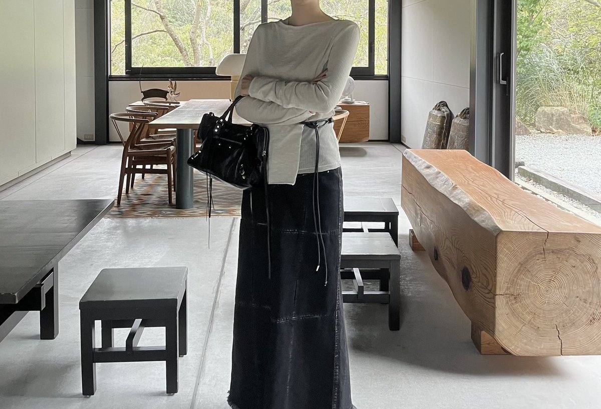 n_o_u__'s tweet image. feticoのデニムスカート𓂋⋆