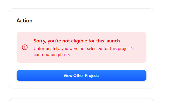 Gmgm

- Made many posts about <a href="/MMTFinance/">MomentumⓂ️Ⓜ️T</a> 
- Did KYC
- No bots or anything
- Got a solid squad 
- Got good impressions on the post 
Even changed name for this and still not eligible 

<a href="/buidlpad/">Buidlpad</a> Dk how you guys have checked all the submissions but this is totally unfair