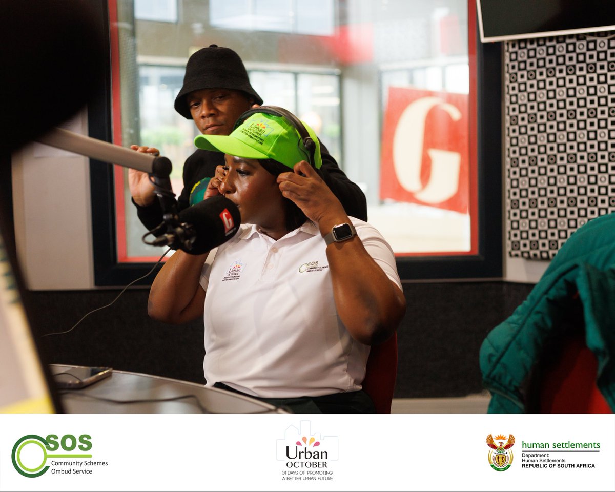 CSOS_SA's tweet image. The interview with Acting Executive Corporate Affairs Kediboni Phetla on @gagasifm this morning was a resounding success! Listeners got an exclusive insider’s view of the CSOS (Community Schemes Ombud Service) from the source itself.
Kediboni Phetla joined the studio to chat with…