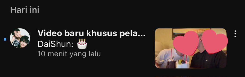 An unexpected notification that instantly made my day so much better… 
Join the Daishunists if you want to see it too…
#Dai_Shun