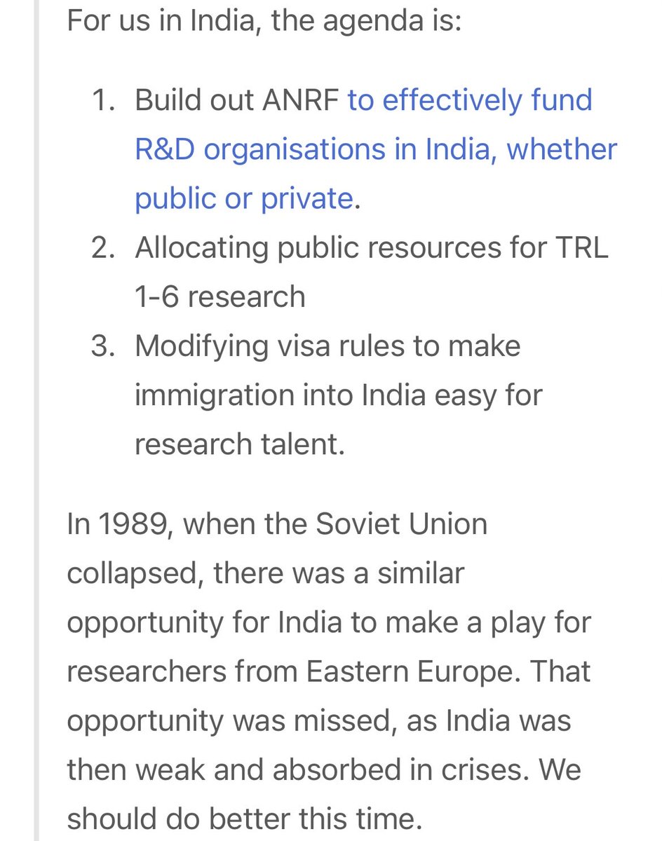 Absolutely fantastic set of recommendations.  Thank you for this piece <a href="/ajay_shah/">Ajay Shah</a> 

This opportunity should not be missed, especially when it’s practically being gifted to us.