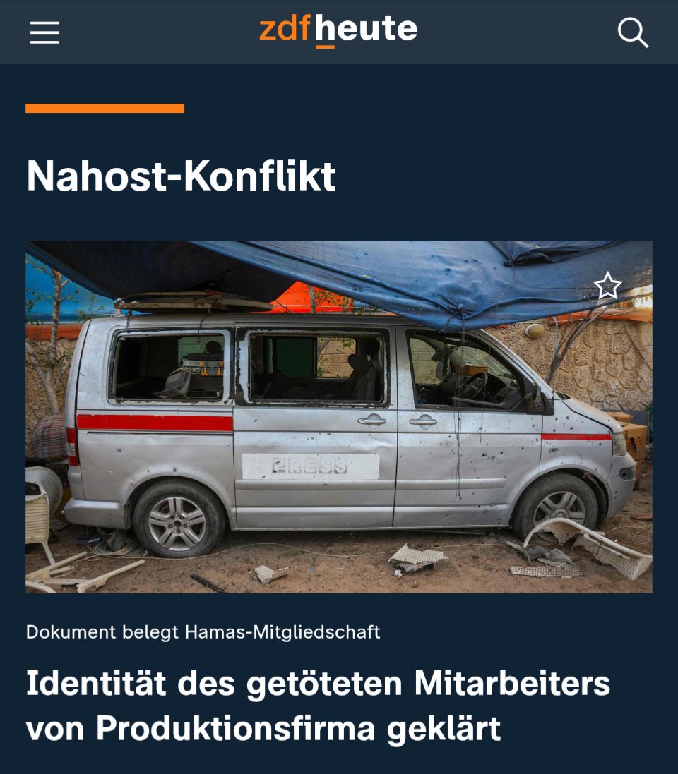 jreichelt's tweet image. BREAKING NIUS: Es ist offiziell! Wir haben mit unseren Zwangsgebühren direkt die Hamas finanziert. Ein ZDF-Mitarbeiter gehörte zu der islamistischen Terrorgruppe. Das bedeutet auch: Was uns im ZDF als &quot;Fakten&quot; verkauft wurde, stammte von der Hamas. In einer normalen Welt würde…