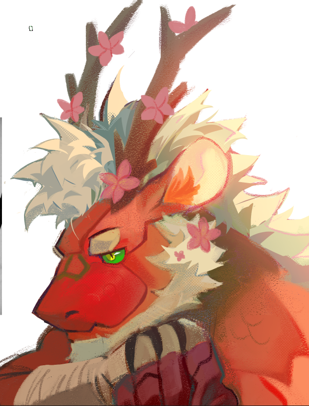 why he flowering like dat