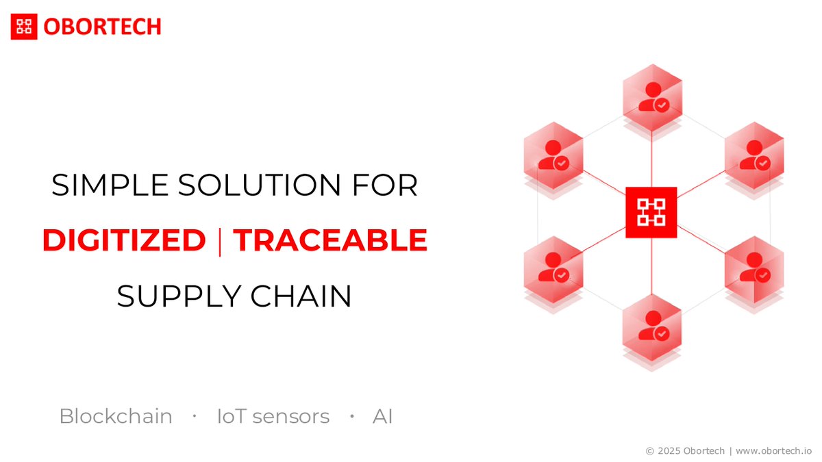 <a href="/OBORTECHhub/">OBORTECH</a>  Project Analysis

1️⃣ INTRODUCTION
Founded in 2018, #OBORTECH aims to build a “social network for supply chains” – integrating #Blockchain, #IoT, and #AI into one connected ecosystem.

After seven years of development and testing, the team delivered SMART HUB – a
