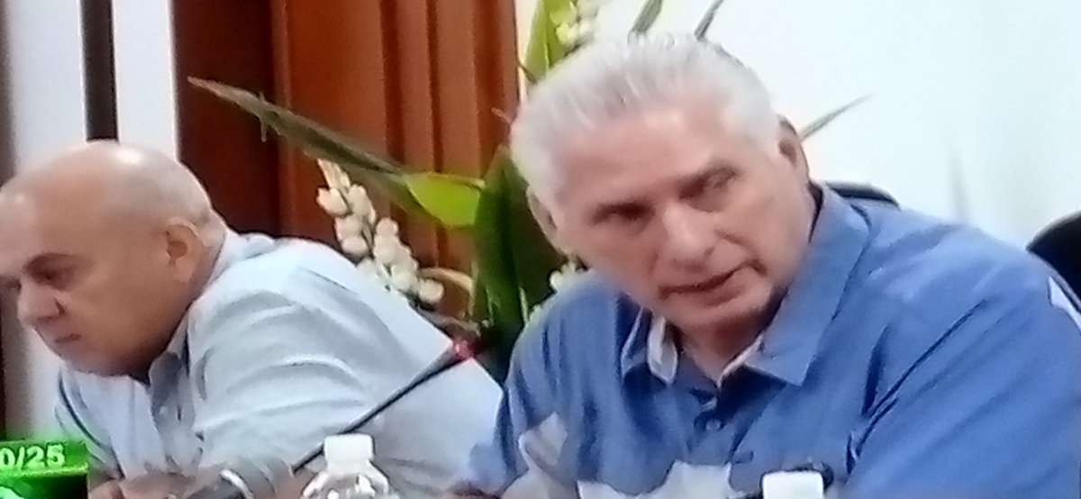 JorgeFaure1's tweet image. #PoderPopular el Presidente del Consejo de Defensa Nacional @DiazCanelB evaluó las medidas a tomar al paso del evento meteorológico a las provincias orientales #IslaDeLaJuventud #SentirPinero #CubaEstáFirme #100AñosConFidel