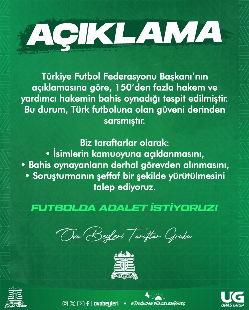 ŞEFFAFLIK İSTİYORUZ! <a href="/TFF_Org/">TFF</a>