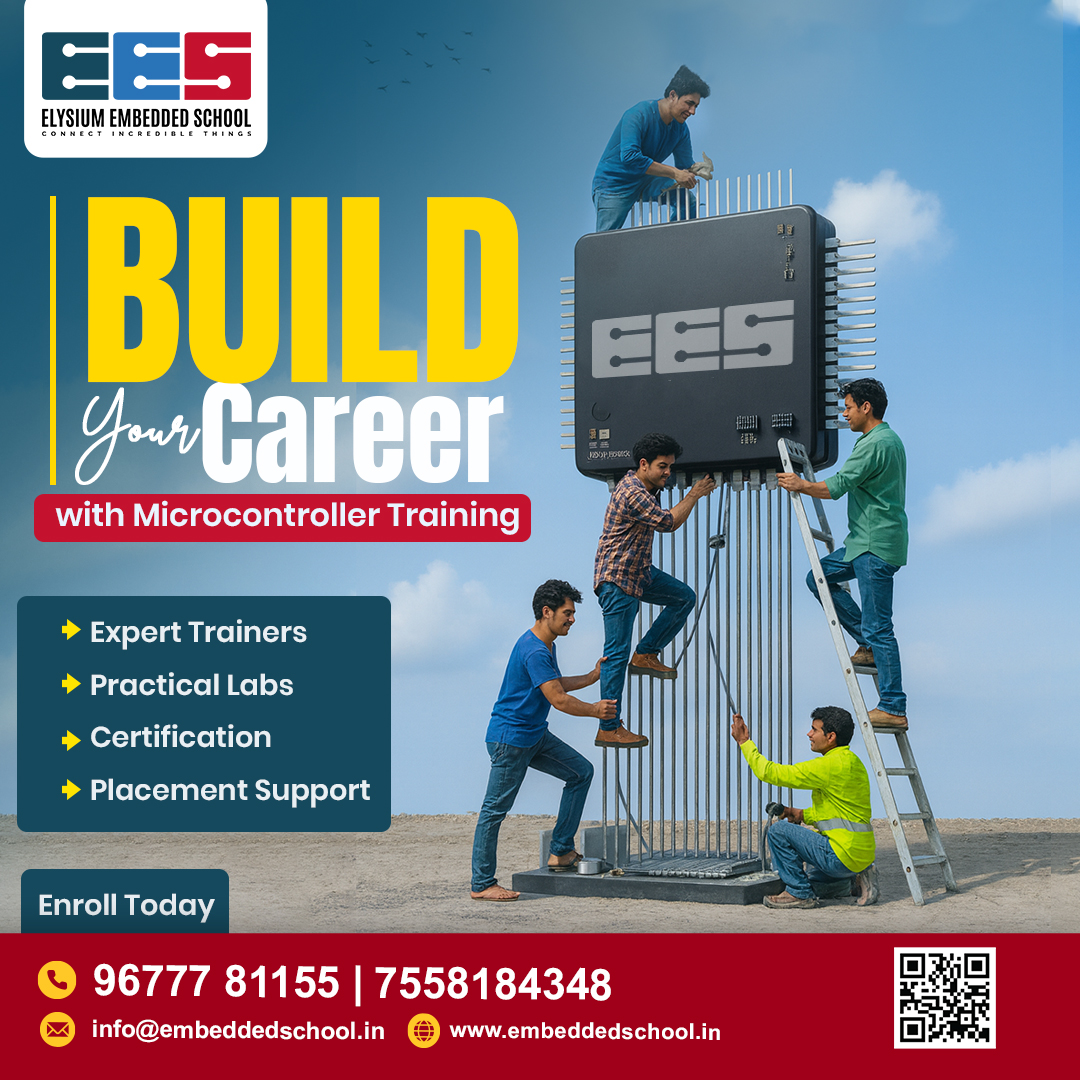 EmbeddedSchool's tweet image. 🚀 Kickstart Your Career in Embedded Systems
#ElysiumEmbeddedSchool #MicrocontrollerTraining #EmbeddedSystems #EmbeddedDesign #IoTTraining #TechEducation #SkillDevelopment #EngineeringStudents #CareerGrowth #HandsOnLearning #ElectronicsEngineering #Innovation #TechnologyCourses