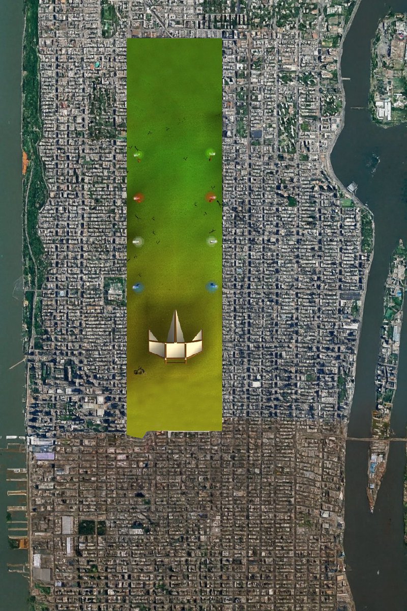 ImTedious's tweet image. hot take: central park should be paved over and turned into a gnome glider landing site