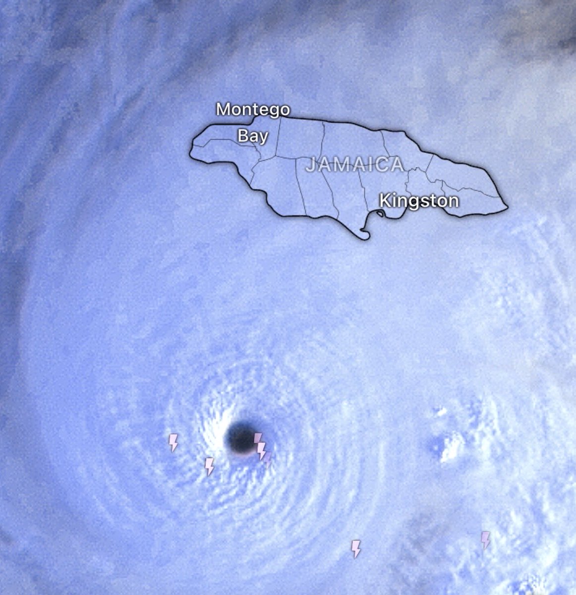 The sun has risen over Category 5 Hurricane Melissa, lurking just south of Jamaica. 

The next 48 hours across the island will be catastrophic.