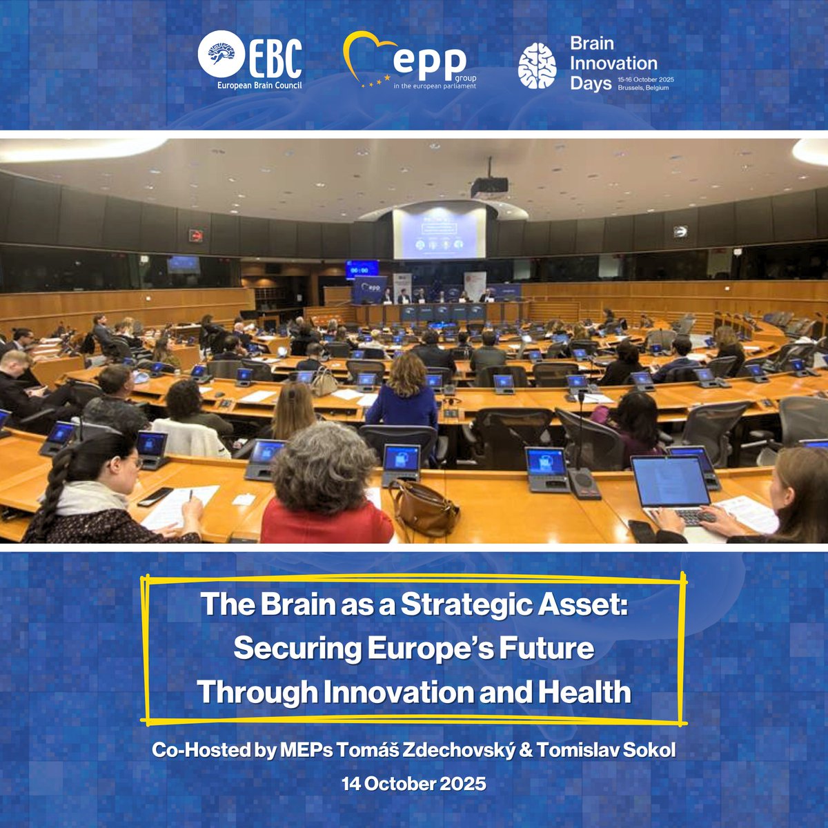 EU_Brain's tweet image. At the recent @BrainDays Policy Opening event, one clear message arose: #BrainHealth is not just a health issue—it is an economic and strategic imperative for Europe&apos;s future.

Read the full event highlights 👉braincouncil.eu/the-brain-as-a…