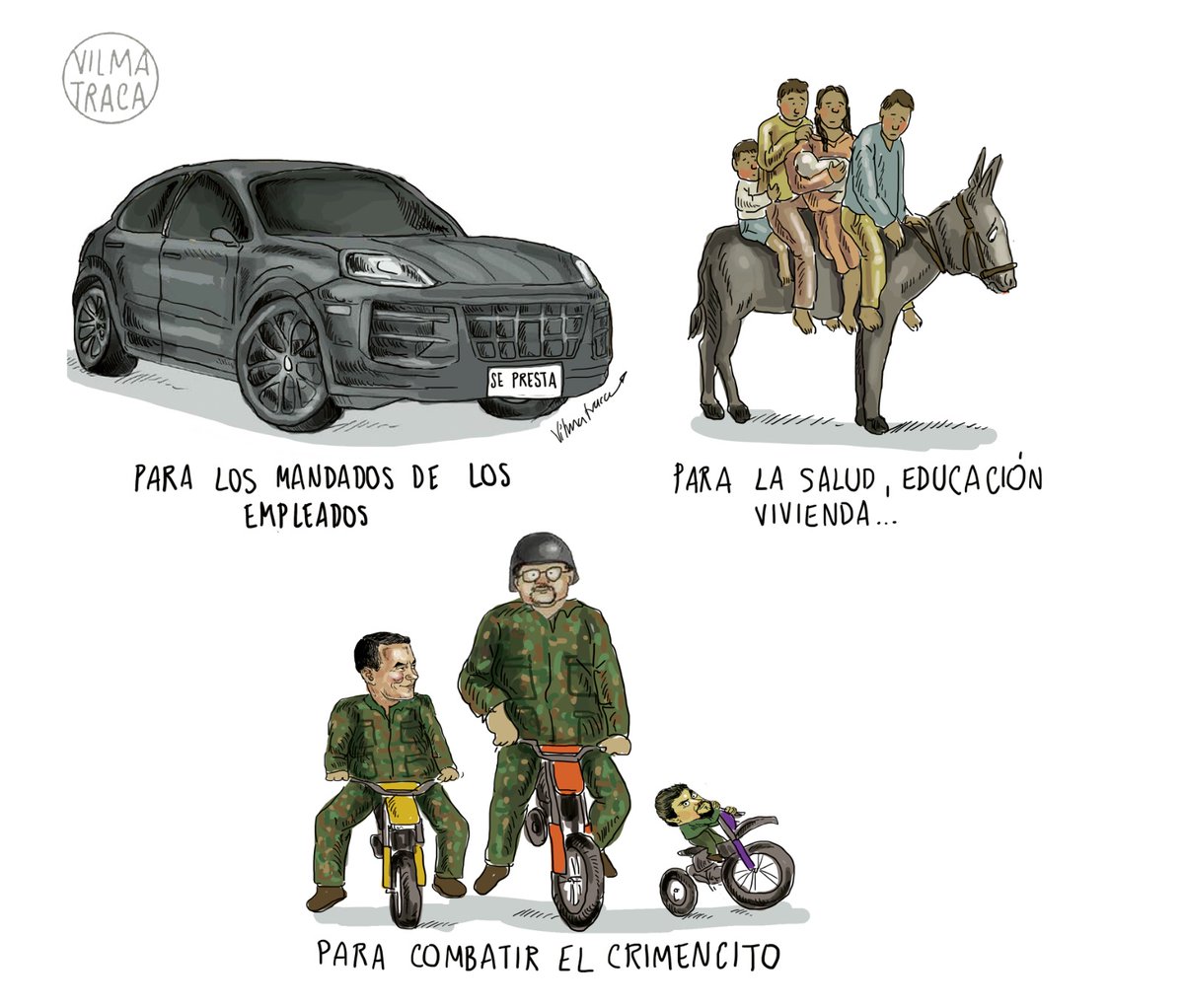 vilmavargasva's tweet image. #CasoPorsche #MiniMotos #CartonNoboa #Ecuador #Vilmatraca