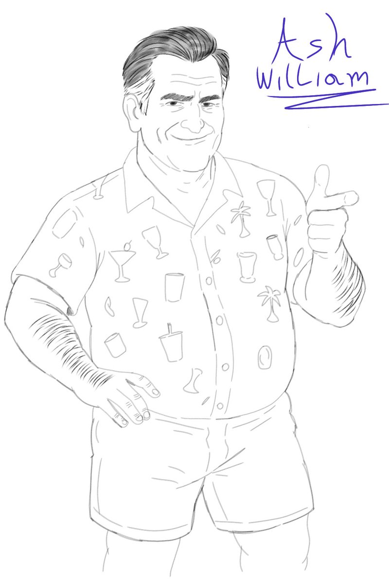 C0volo's tweet image. Ash williams doodle bc i wanted to draw him today 

#AshWilliams #Ash #evildead #dbd #DeadbyDaylight