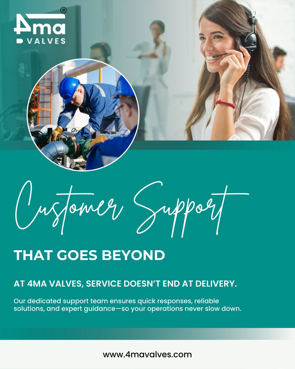 4mavalves's tweet image. Our team is always ready to support your needs with quick responses and expert guidance. Reach out today and experience service you can truly rely on.
👉 DM us now to connect with our support team!

#4maValves #CustomerSupport #ReliableSolutions #TrustedService #ClientCare #post