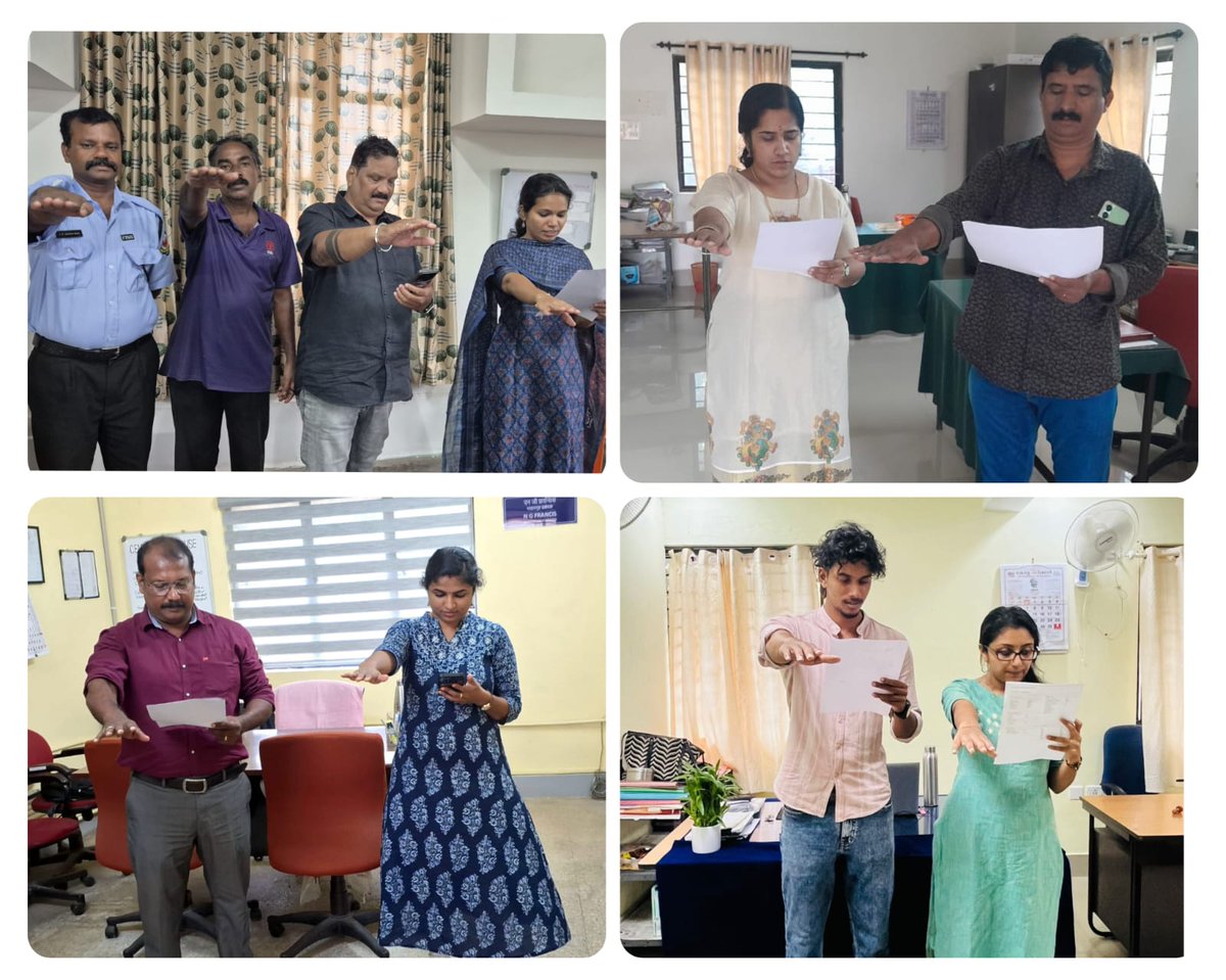 cwc_rokochi's tweet image. CWC Regional Office, Kochi, along with all Warehouses under RO Kochi, took the Integrity Pledge on 27.10.2025 in connection with the Vigilance Awareness Week on the theme “Vigilance: Our Shared Responsibility.” @cwc_warehouse #CWC  #DFPD #VigilanceAwarenessWeek