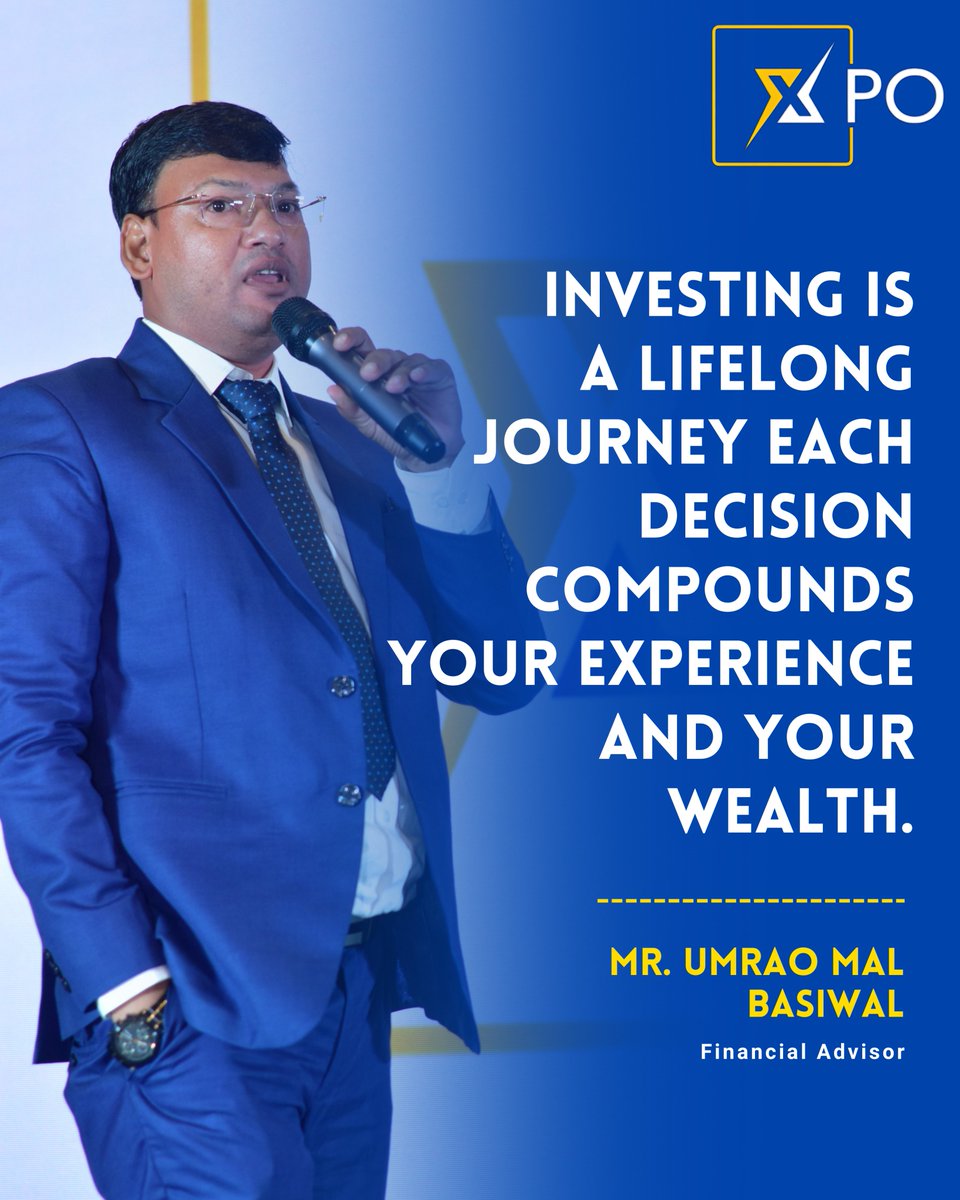 UBasiwal's tweet photo. Investing isn’t a one-time act—it’s a lifelong journey.
Every decision, no matter how small, compounds your knowledge, experience, and wealth over time.
:
#InvestmentJourne #wealthbuilding #powerofcompounding #financialfreedom #SmartInvesting #umraomalbasiwal #ilovexpo https://t.co/SMqTSRmlyi